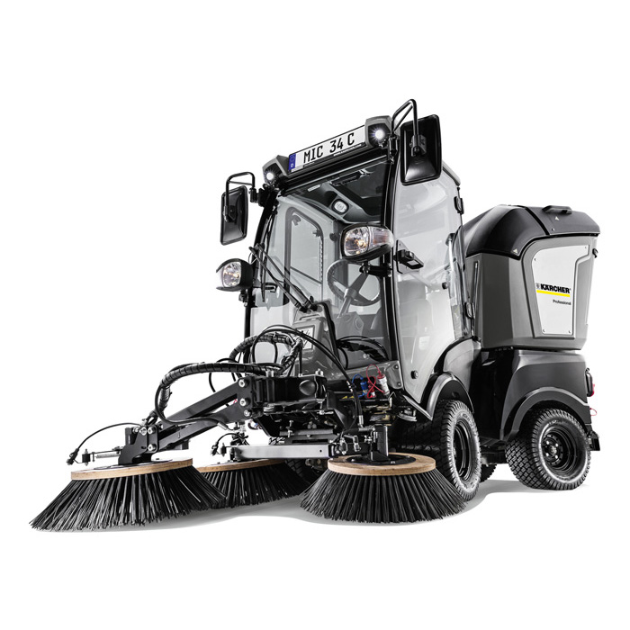 Rent the Kärcher MIC 34 Mini Road Sweeper Kärcher Hire Ireland