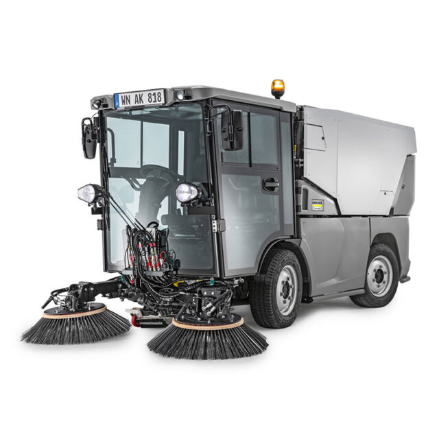 karcher hire road sweeper